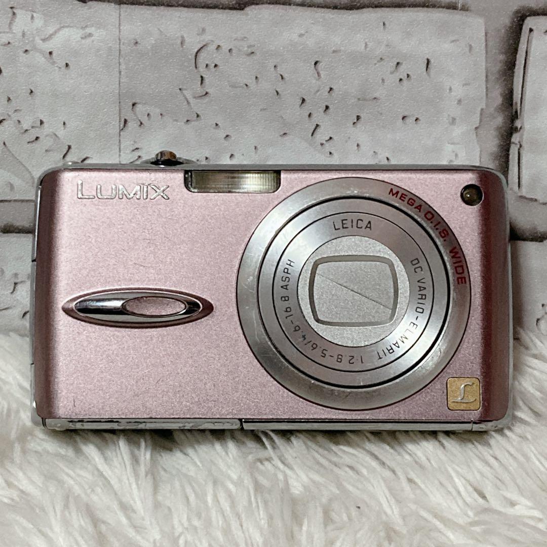 【極美品】Panasonic DMC-FX01 デジタルカメラ 充電器付 ピンク
