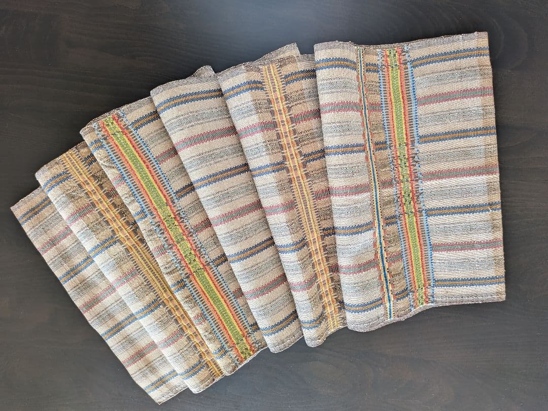 紬　変わりロートン織　沖縄　未使用