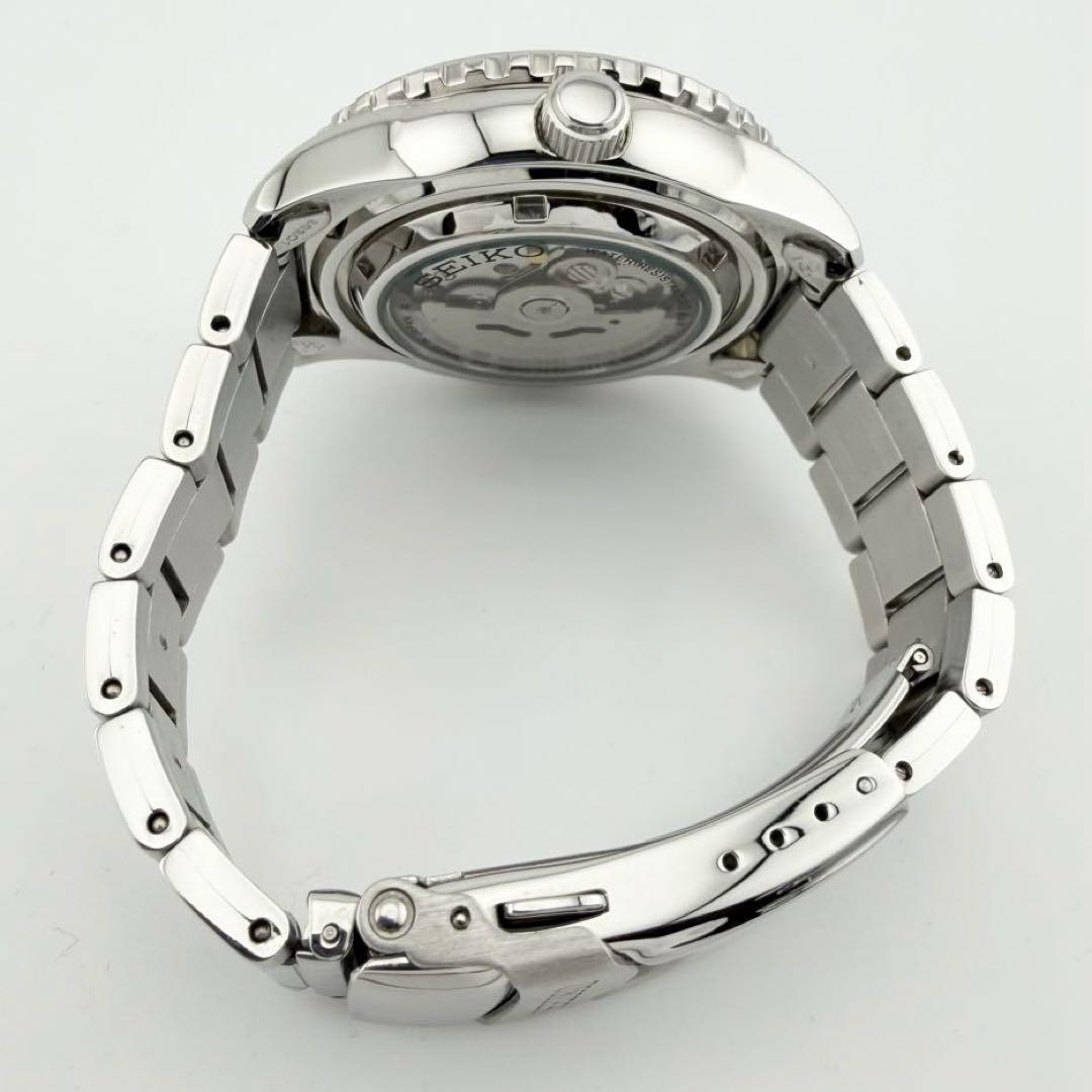 美品 セイコー5 スポーツ 7S36-04N0 ブラック メンズ 自動巻き腕時計