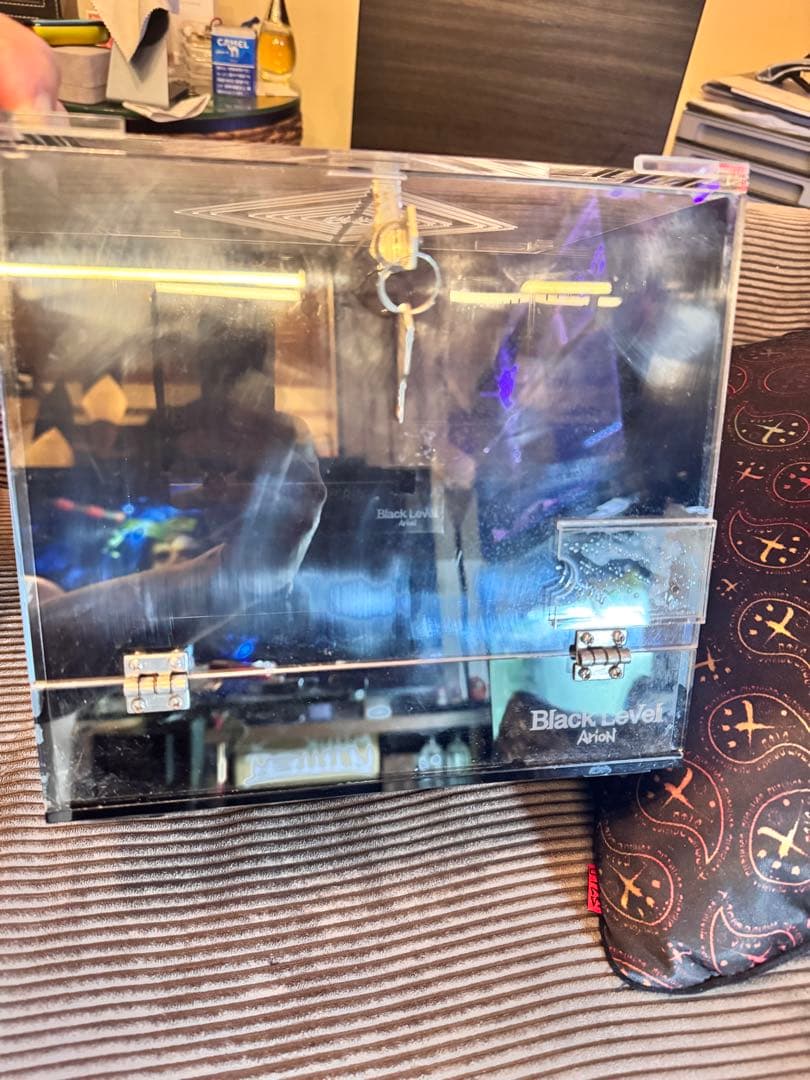 Arion Black Level 高級 アリオン 爬虫類飼育　ケージ　鍵付き