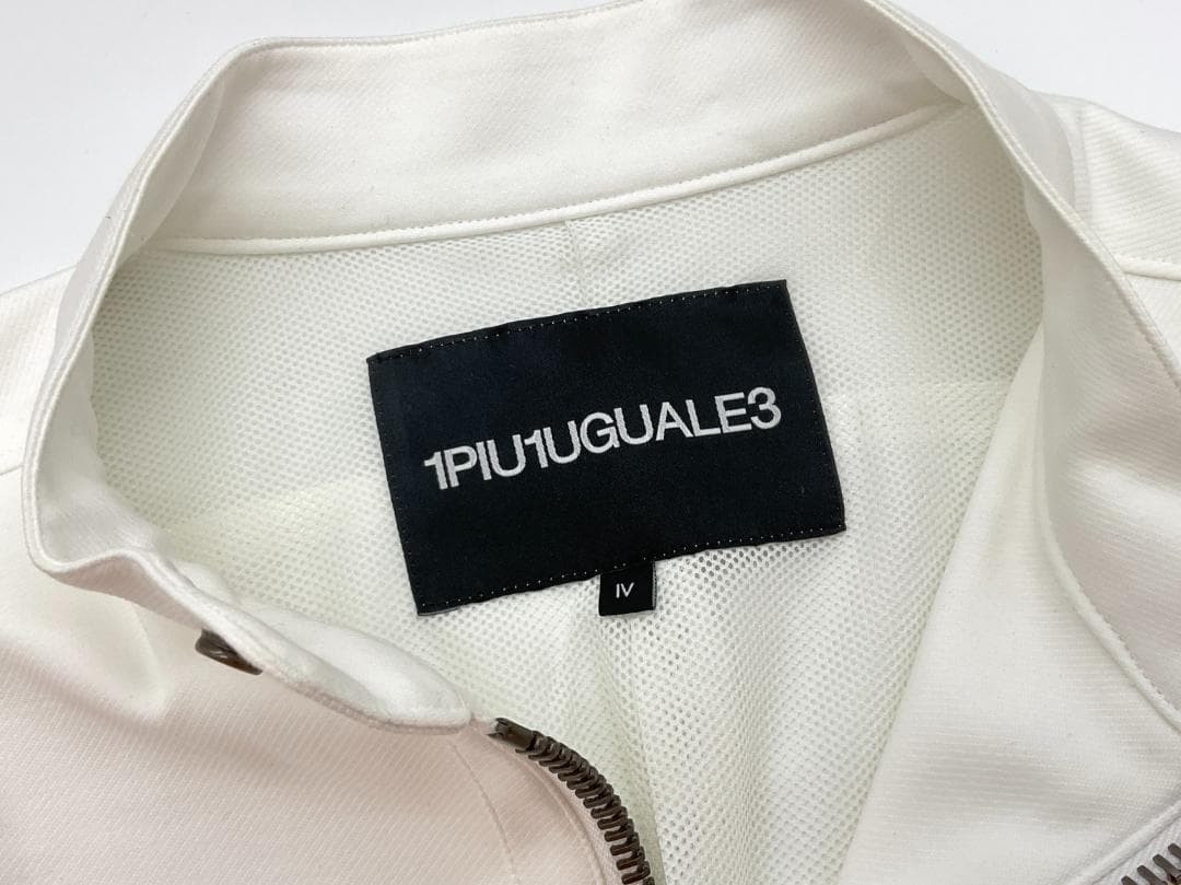 【未使用】1PIU1UGUALE3 シングルリブライダースジャケット サイズ4