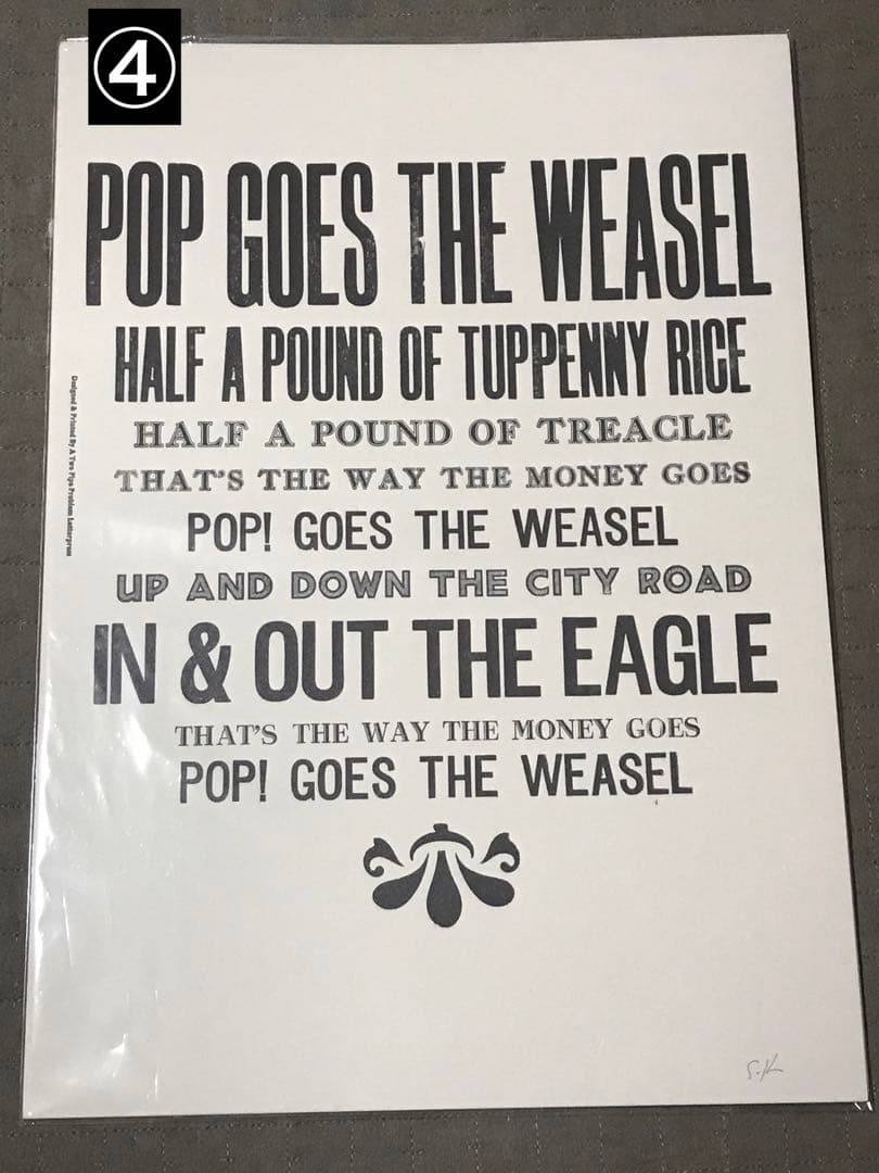 新品　2枚組　Stephen Kenny活版印刷 タイコグラフィー　イギリス製