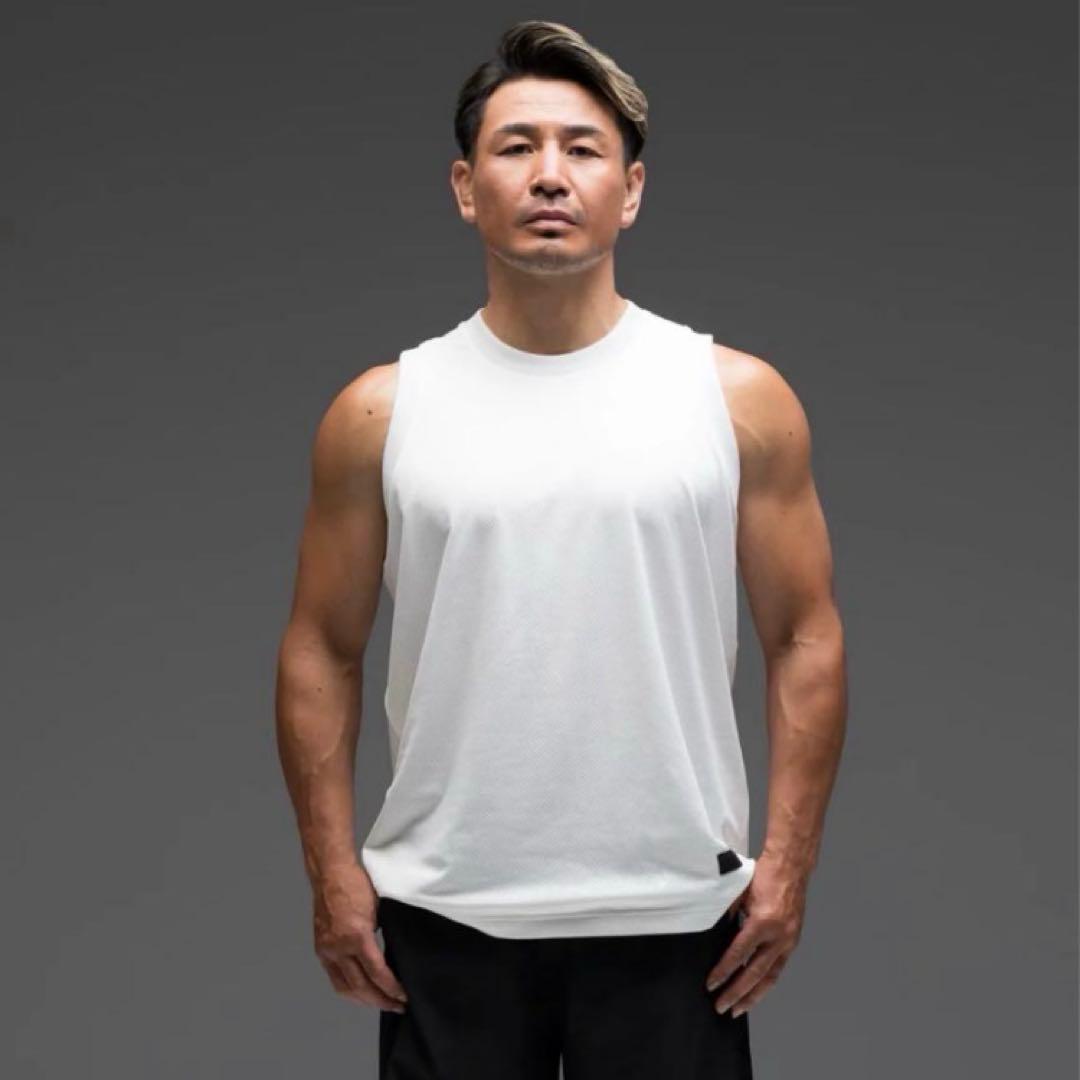 CRONOS × 魔裟斗タンクトップ ホワイト XL