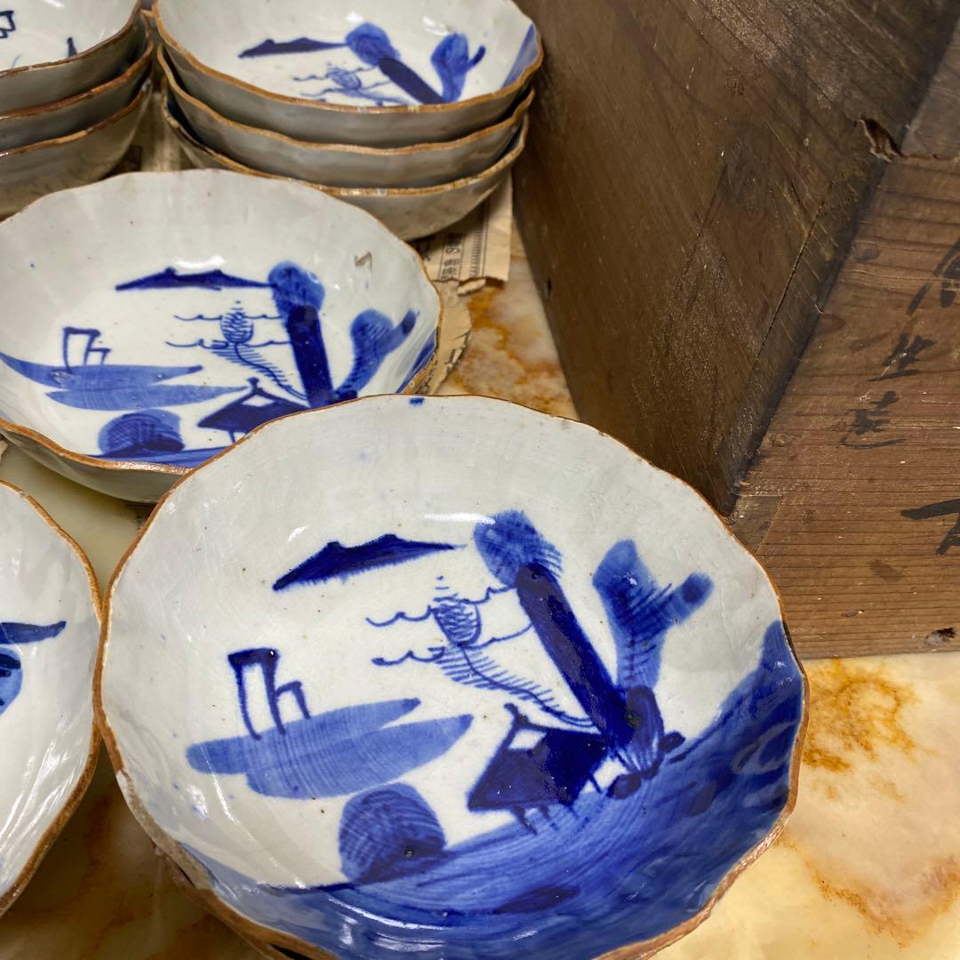 最終お値下げ‼️ 骨董　小鉢15枚　明治21年