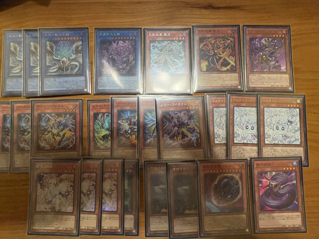 巳剣ライゼオルデッキ　サイドエクストラ付き