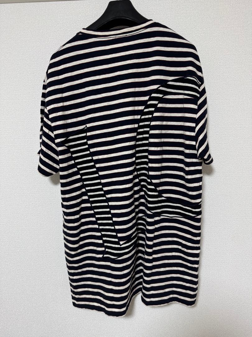 LOEWE ストライプ Tシャツ ネイビー/ホワイト