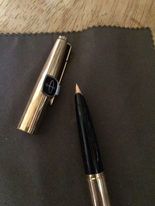 ■  パーカー万年筆：＃45  金色  万年筆