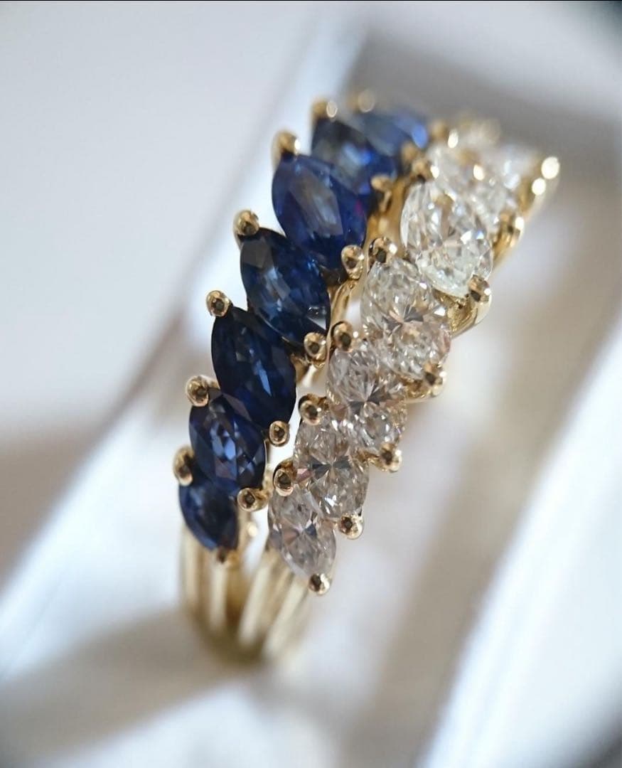 Akira jewelry あきらジュエリー　ダイヤモンド　サファイア　リング