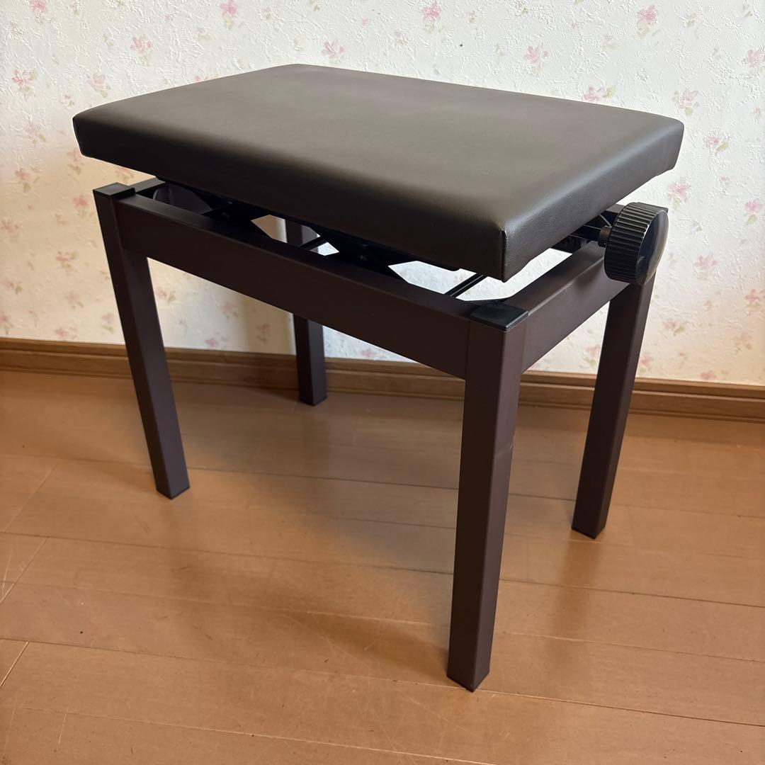 美品　KAWAI ピアノ椅子　電子ピアノ　茶色　￼