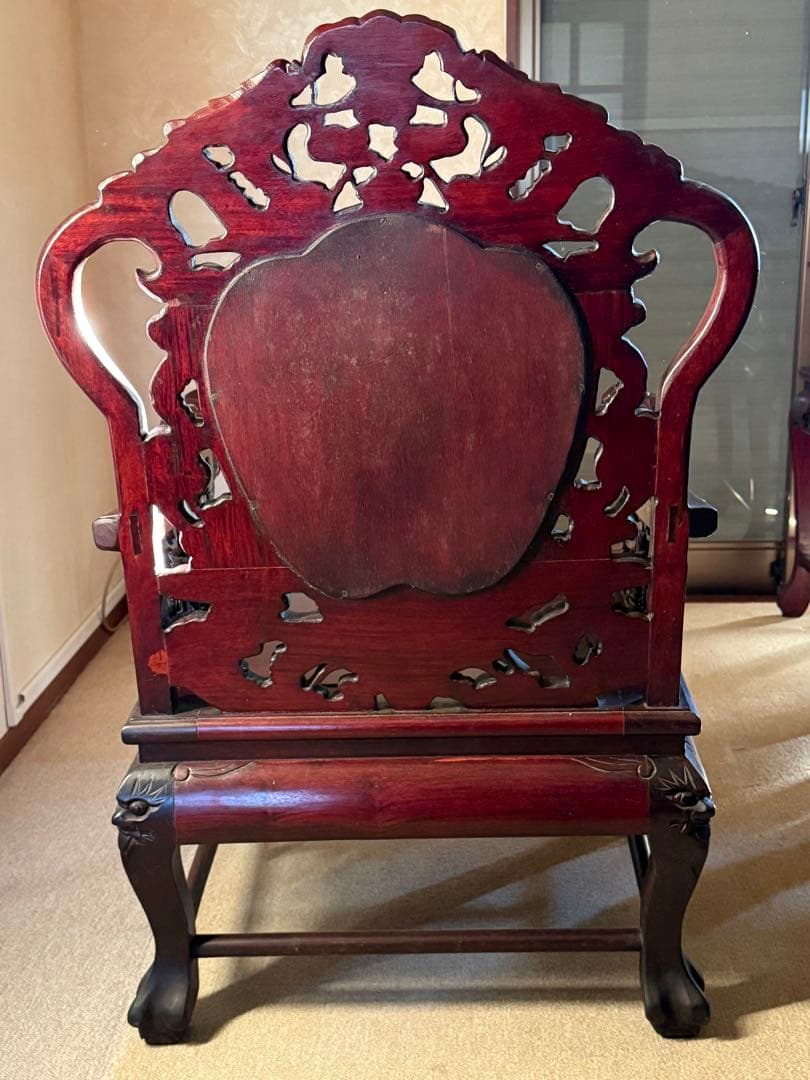 アンティーク家具 紅木家具 1人用椅子