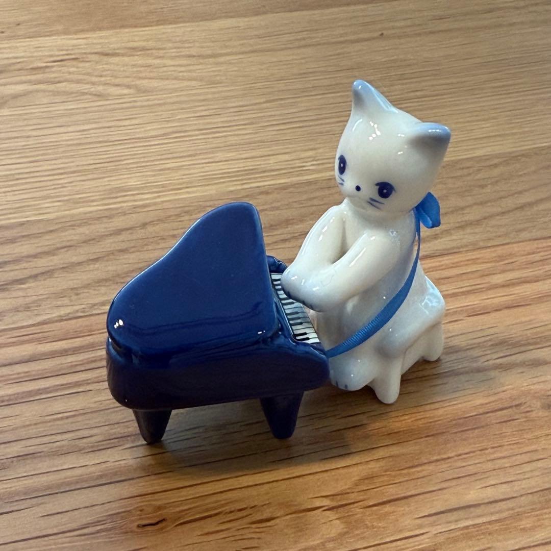 寿工芸★陶器★ダックスフンド★犬★ネコ★猫★オーケストラ★音楽隊