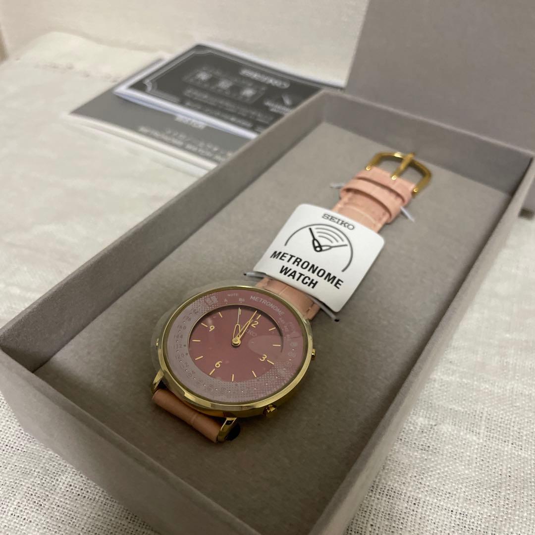 【新品未使用】限定 SEIKOセイコーメトロノームウォッチ ピンク