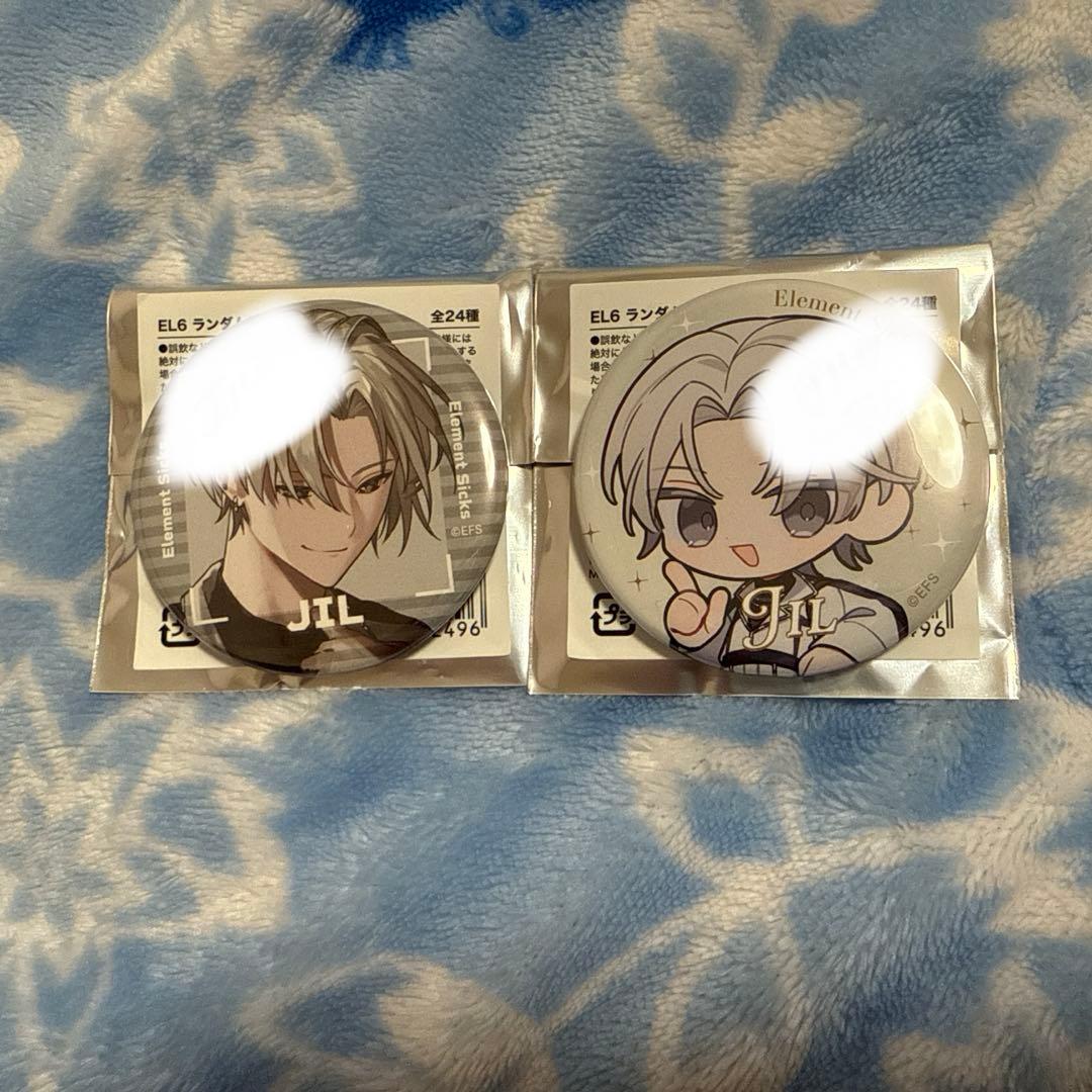 Element Sicks EL6 JIL缶バッジ　 サイン2個
