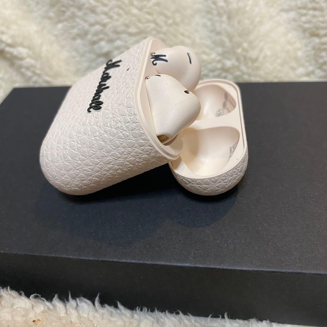 Marshall MINOR IV クリーム色 ワイヤレスイヤホン