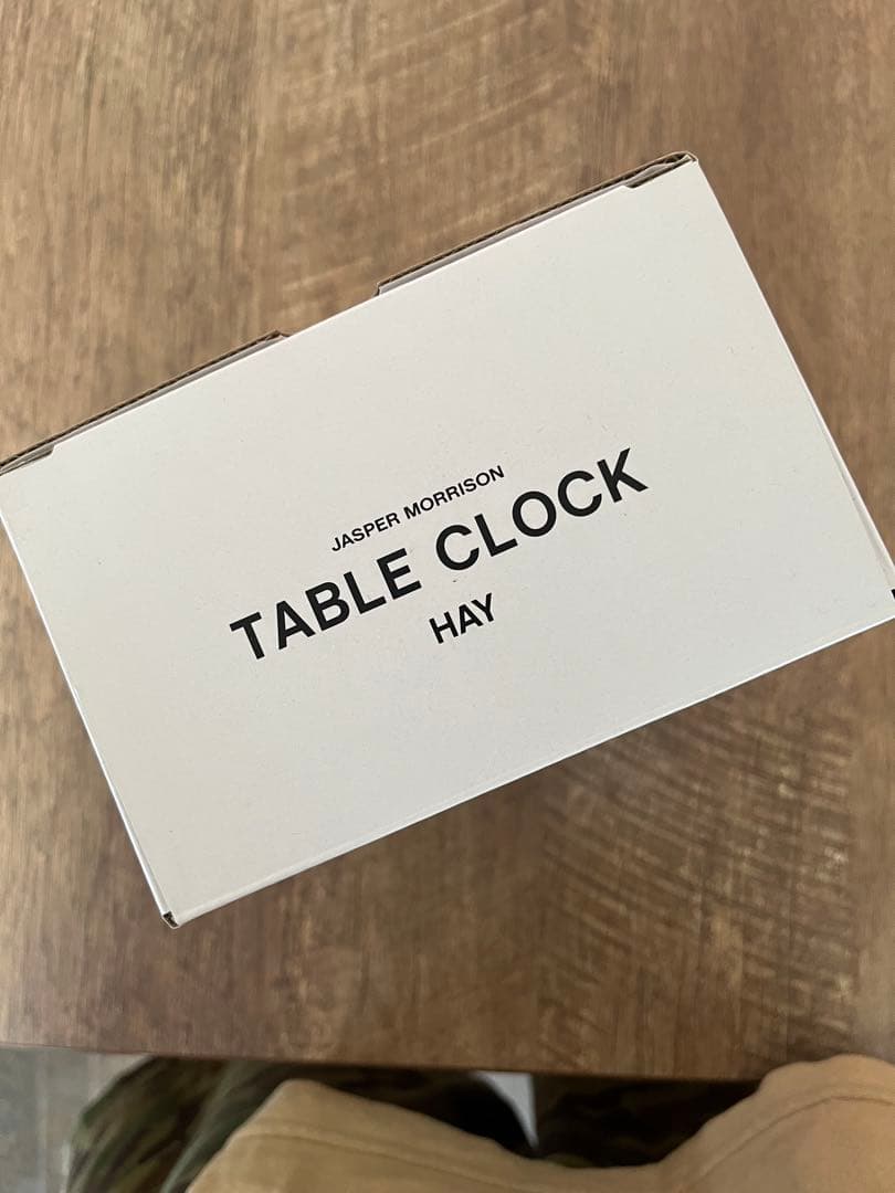 【新品】HAY TABLE CLOCK black 置き時計 掛け時計