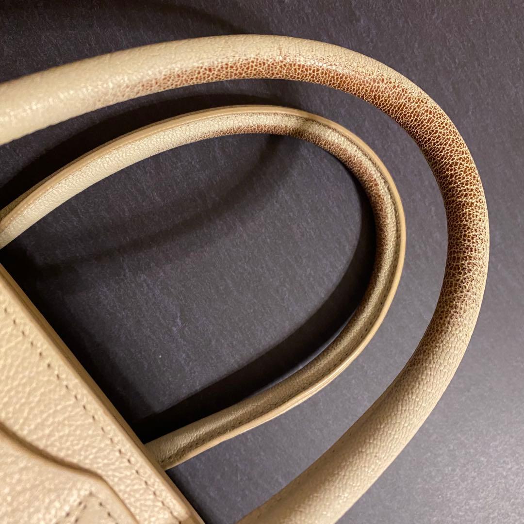 ✿CELINE✿ラゲージ マイクロショッパー ホワイト アイボリー 白