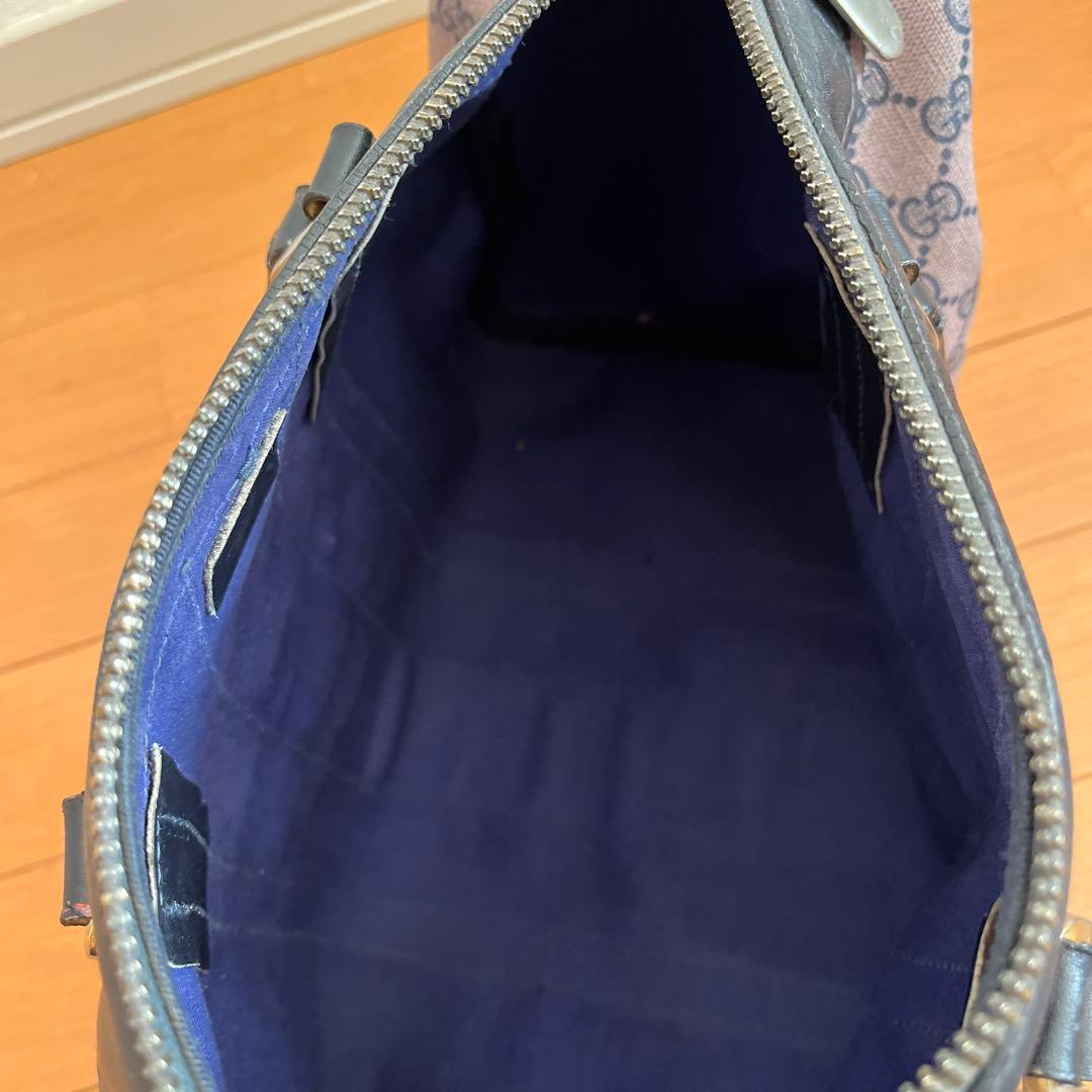 OLD GUCCIグッチボストンバッグ GGパターン柄MADE IN ITALY