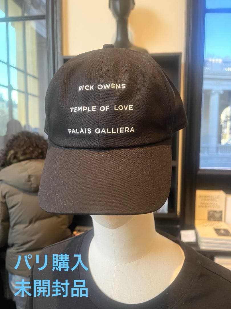 未開封品　Rick Owens TEMPLE OF LOVE キャップ