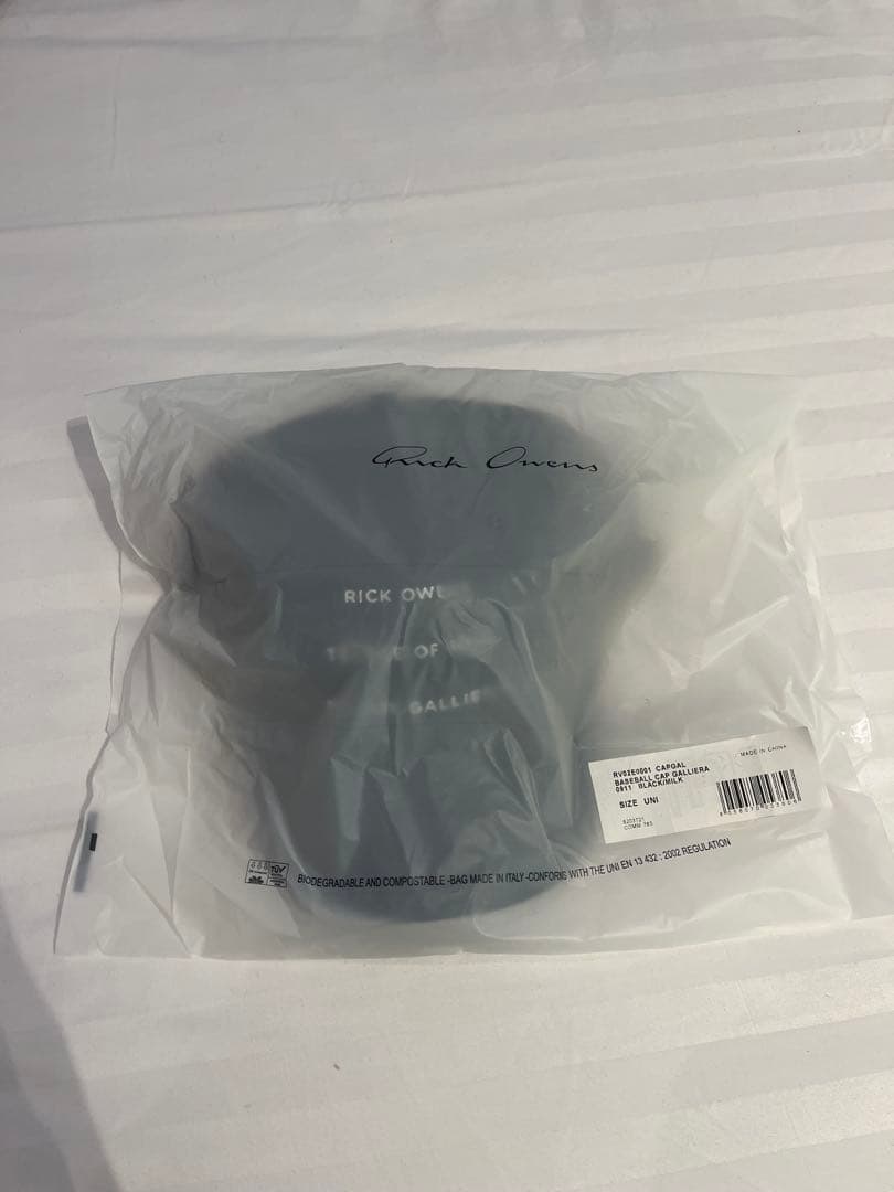 未開封品　Rick Owens TEMPLE OF LOVE キャップ