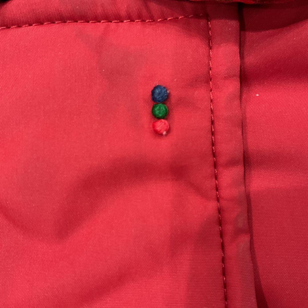 り*り様 familiar キッズ　赤 アウター ダウン　サイズ90 ガールズ