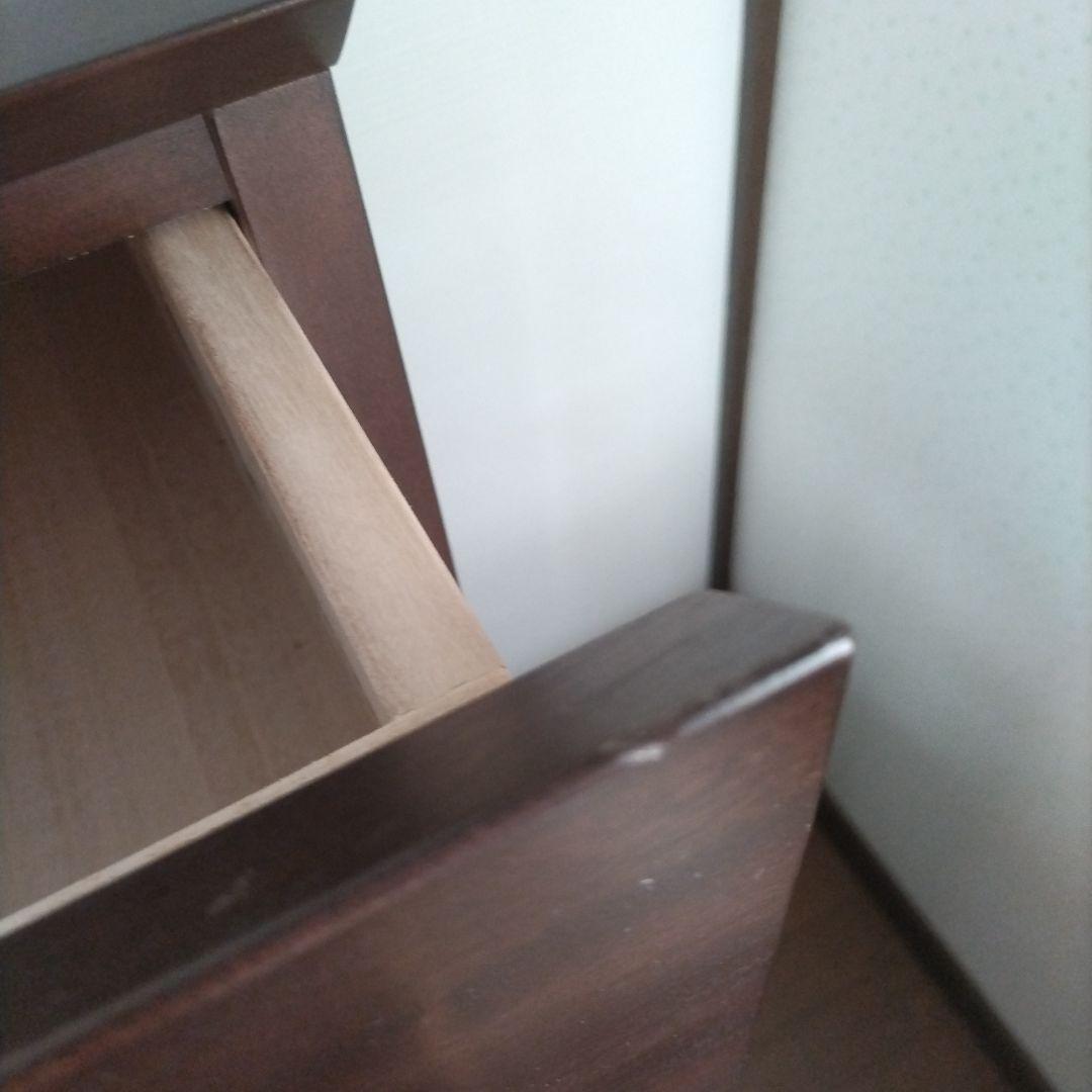 民芸家具　国産　ダークブラウン楠箪笥　6段