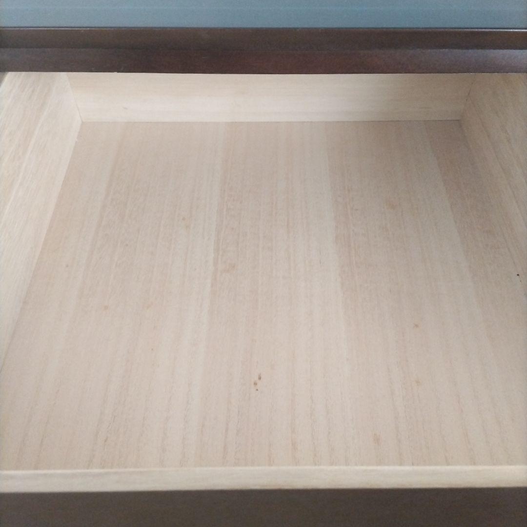 民芸家具　国産　ダークブラウン楠箪笥　6段