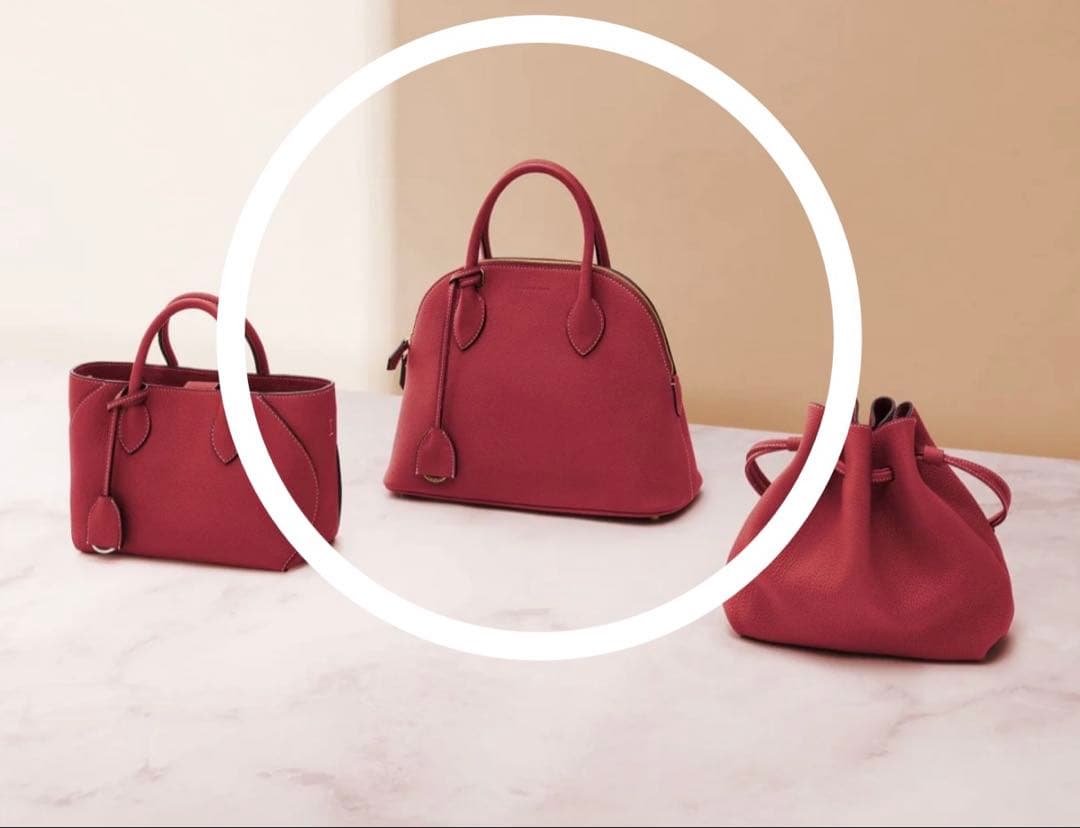 【極美品】ボナベンチュラ エマ バッグ　28シュリンク　赤　レッド