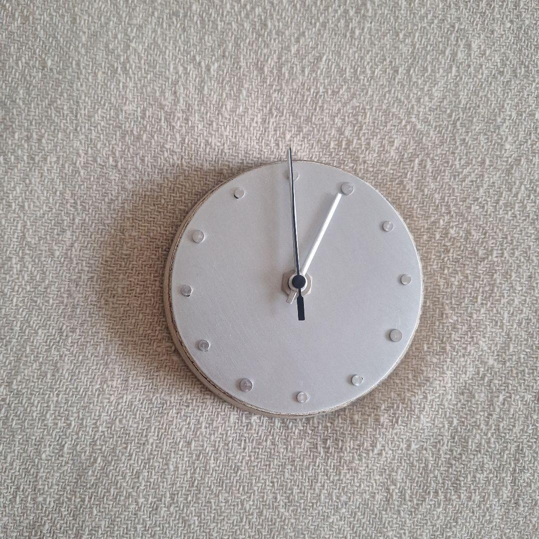 難あり*chikuni * wall clock　アルミ希少　三谷龍二　井藤昌志