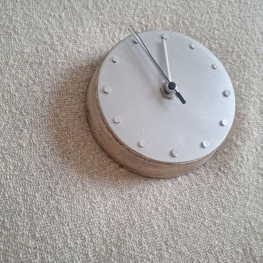 難あり*chikuni * wall clock　アルミ希少　三谷龍二　井藤昌志