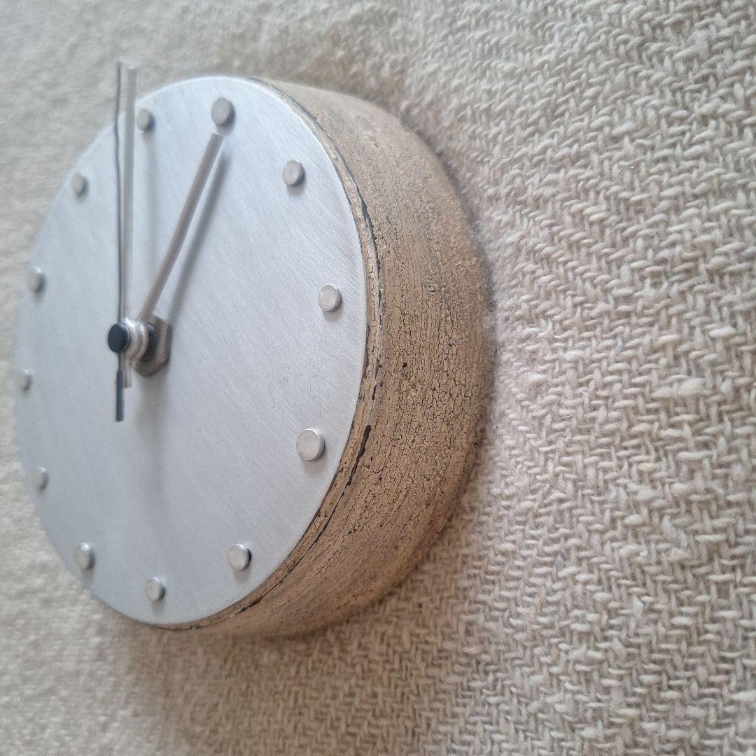 難あり*chikuni * wall clock　アルミ希少　三谷龍二　井藤昌志