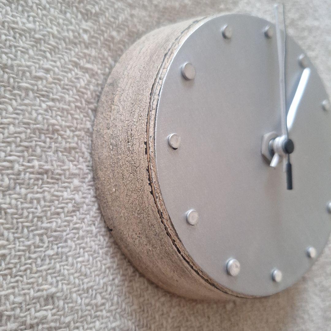 難あり*chikuni * wall clock　アルミ希少　三谷龍二　井藤昌志