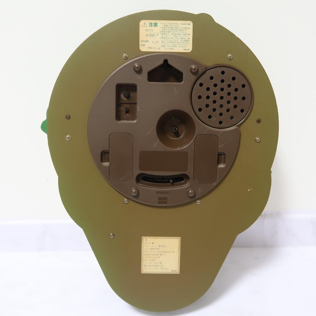 希少　ピーターラビット メロディ掛時計 4MH776