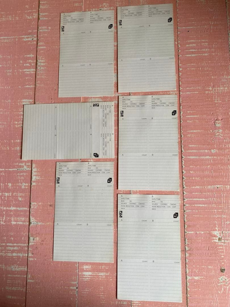 YMO 写真カセット インデックス14枚　ヴィンテージ