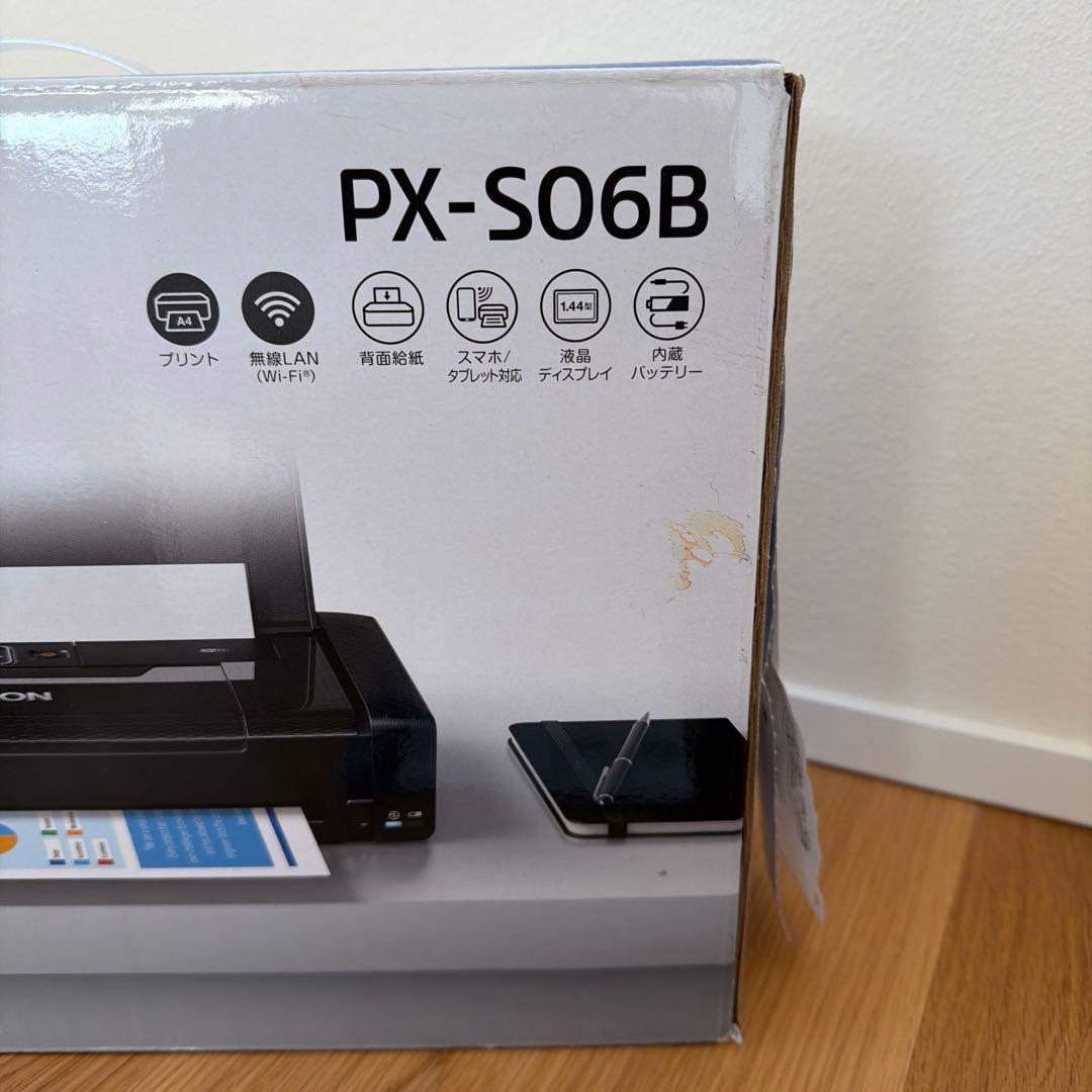 エプソン モバイルプリンター PX-S06B ブラック