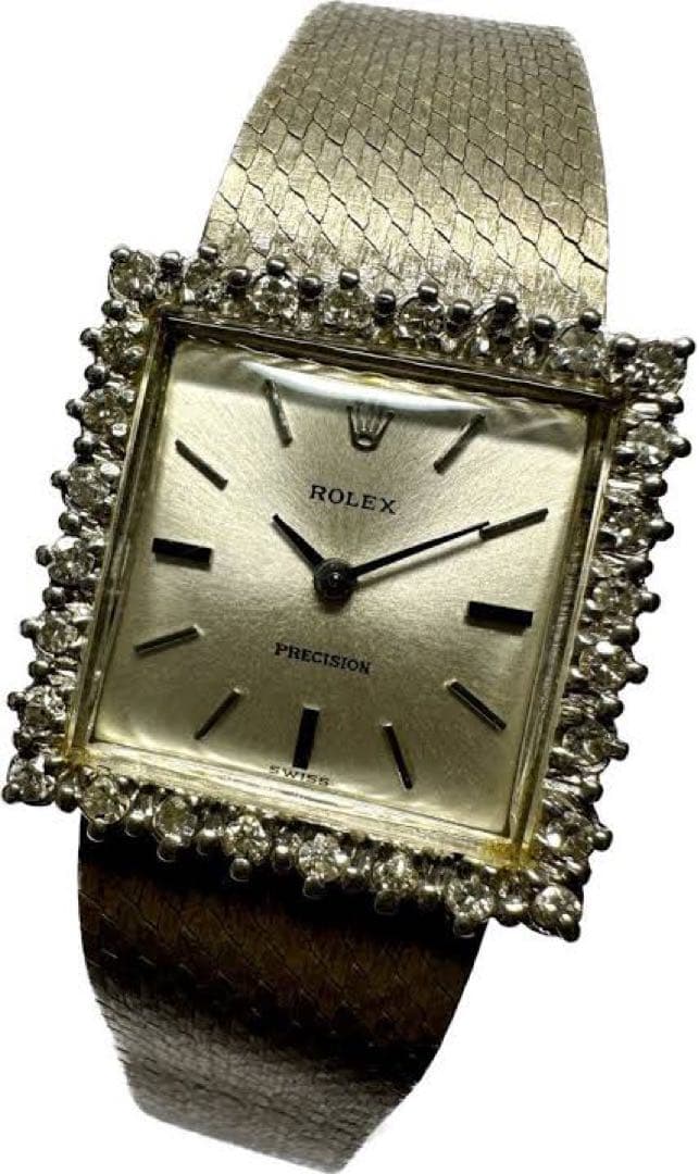 ロレックス　プレシジョン　K18ベルト金具