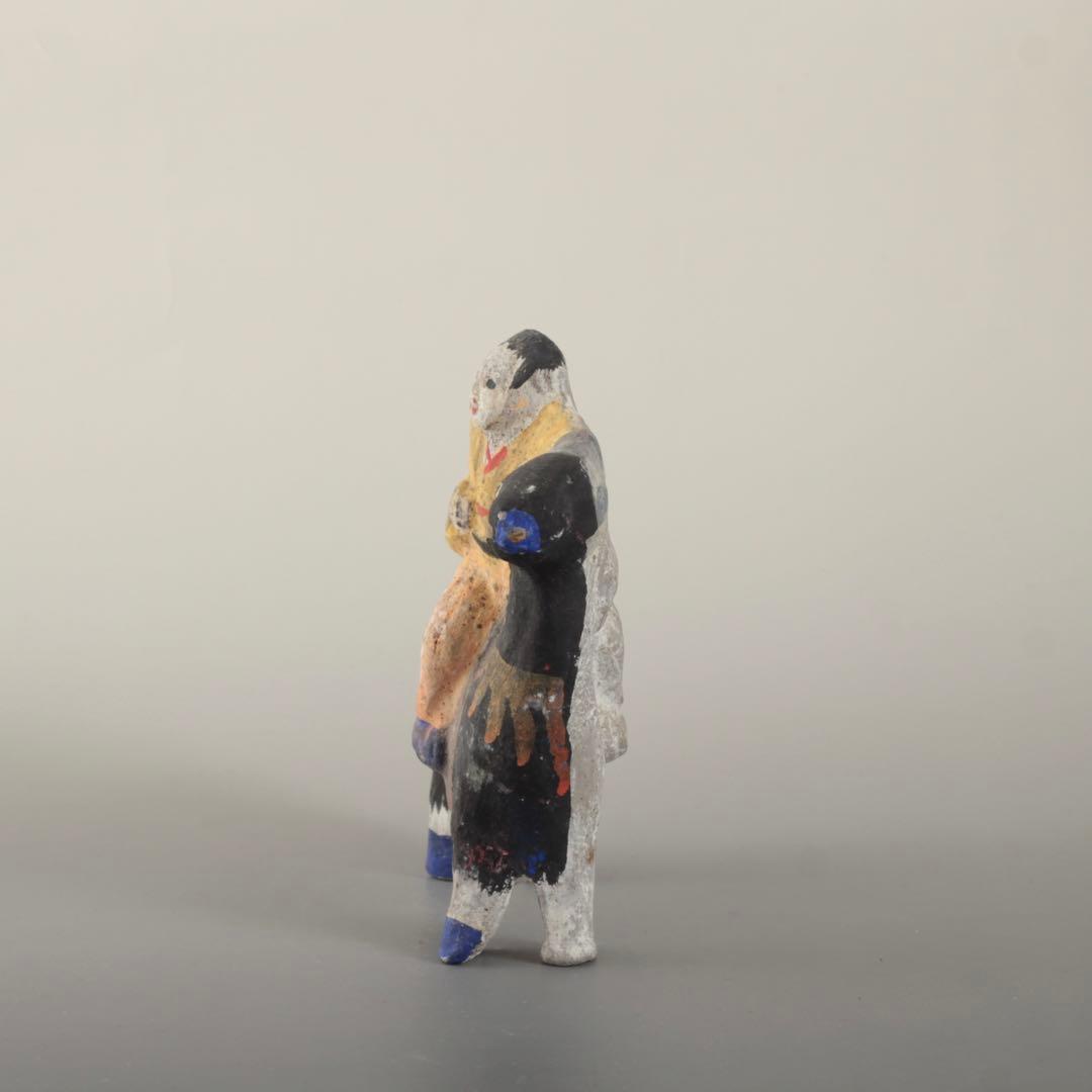 大和出雲人形 馬乗り小姓 土人形 民芸 郷土人形 郷土玩具 古道具 アンティーク