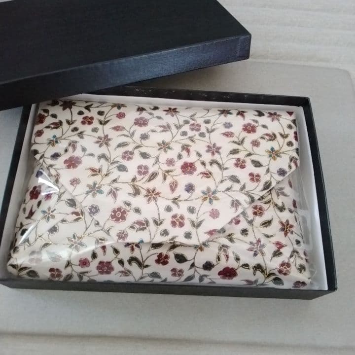 笹蔓手金更紗　数寄屋袋　京都　鈴木時代裂研究所　謹製　新品未使用品