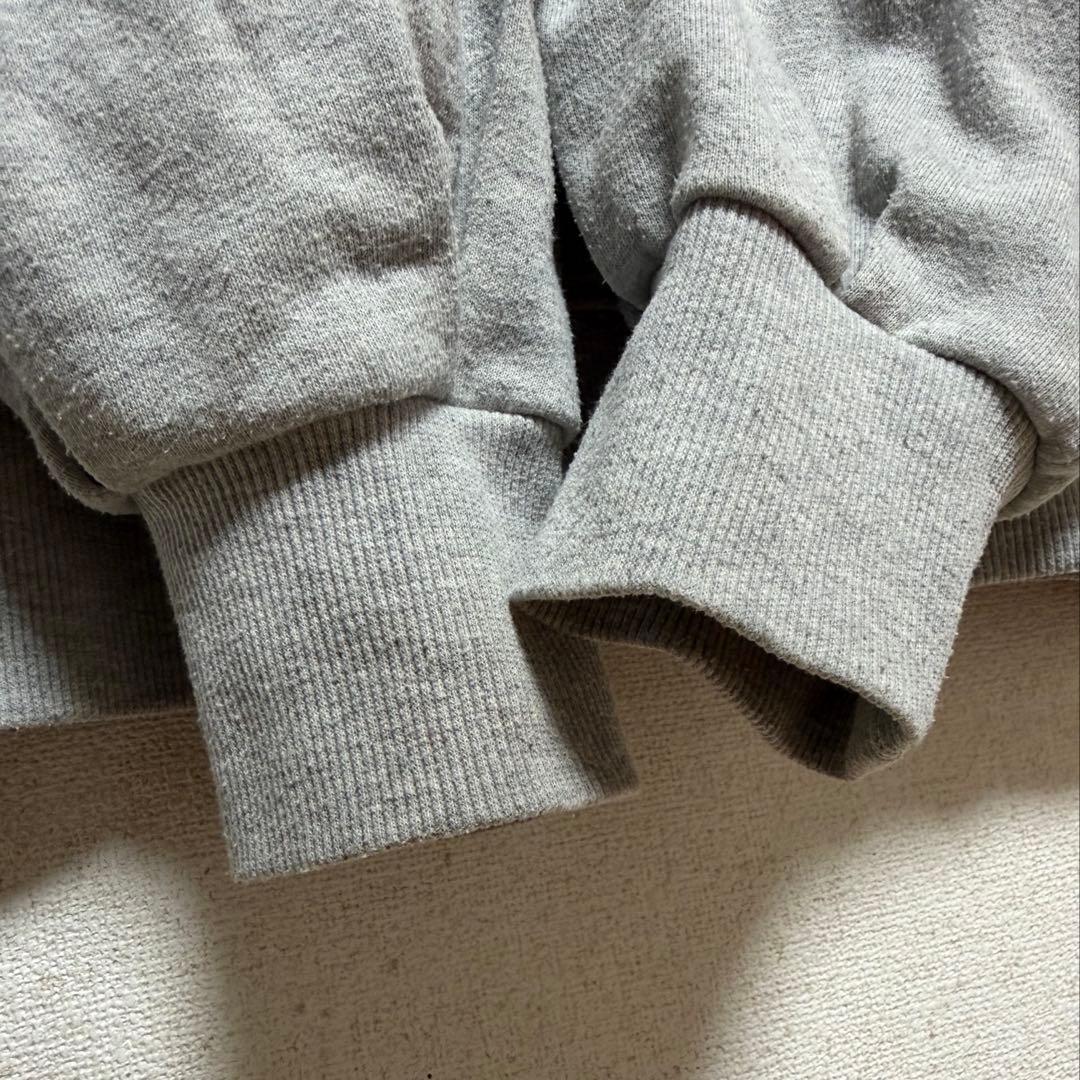 NIDONE ロゴスウェットトップス グレー