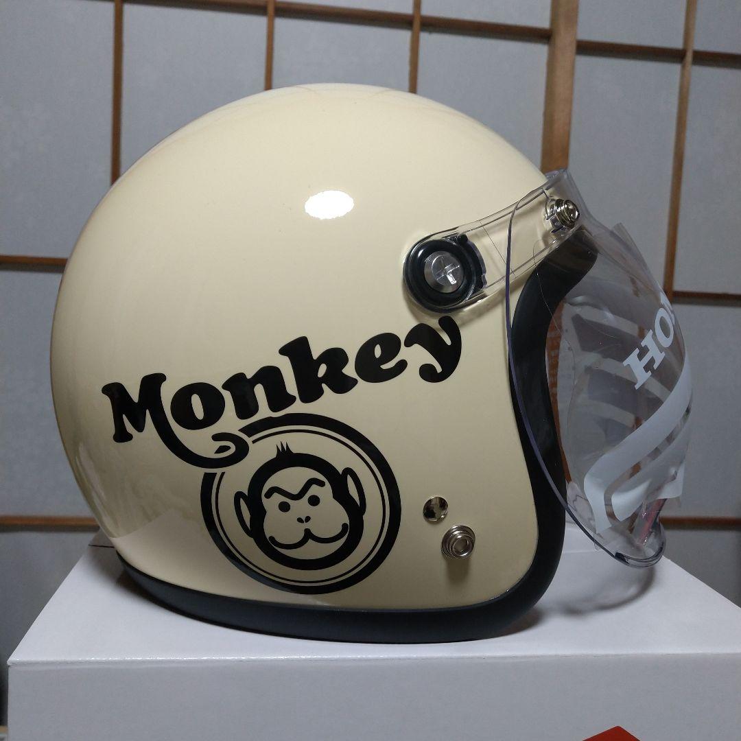 Honda Monkey ヘルメット JC-1C アイボリー×ブラック Lサイズ