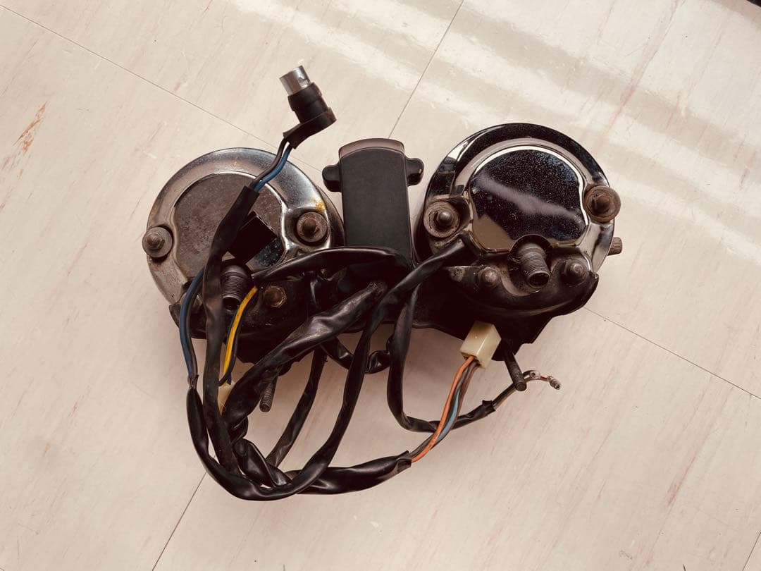 ヤマハSR400 SR500 スピード メーター タコメーターヴィンテージ