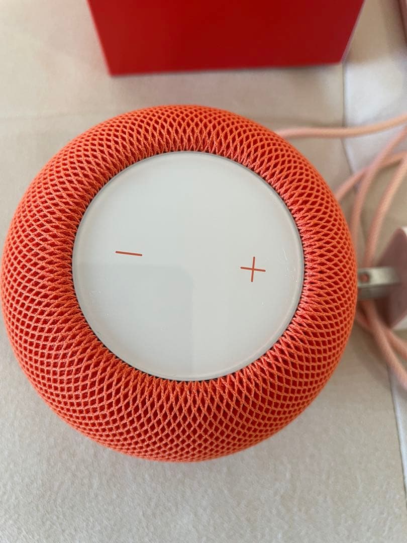 美品✨APPLE POD MINI オレンジ　アダプター付