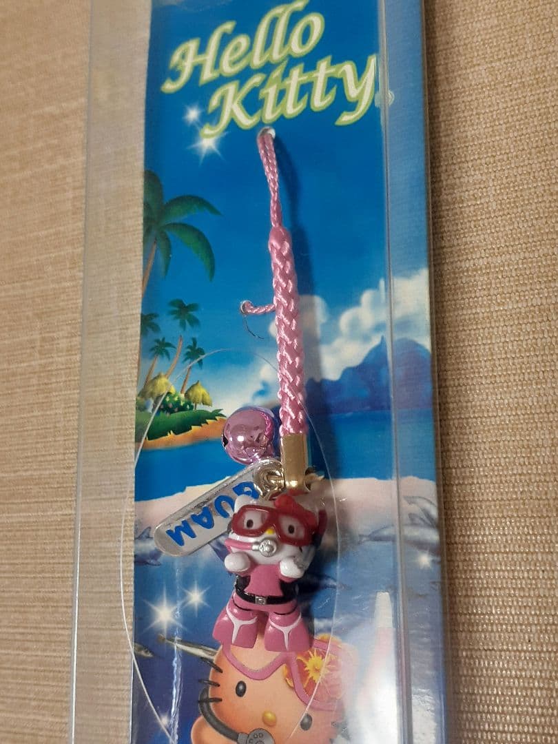 レア品！ハローキティ根付け ストラップ Guam/Saipan