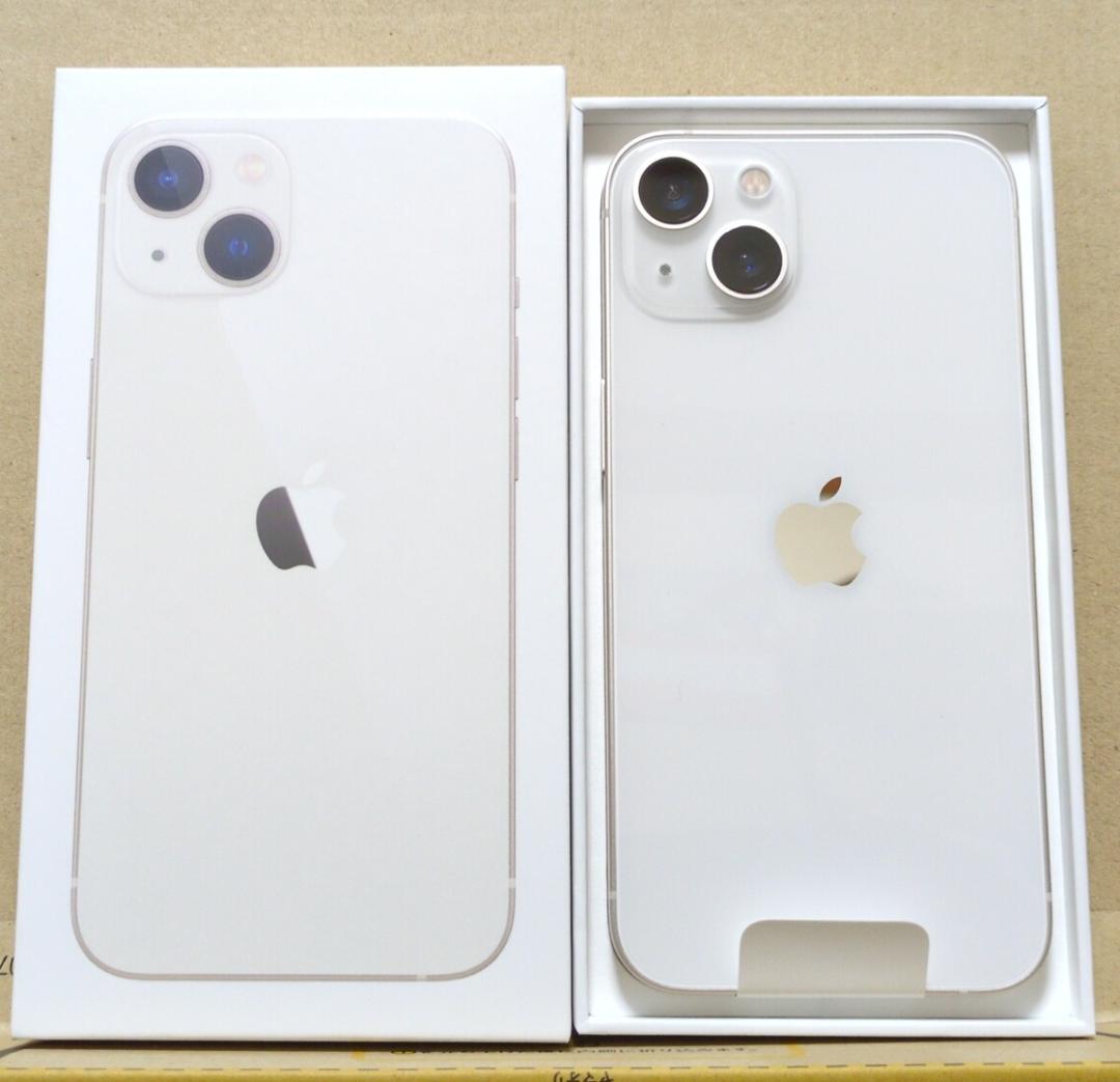 新品未使用 iPhone13 128GB スターライト SIMフリー 6912