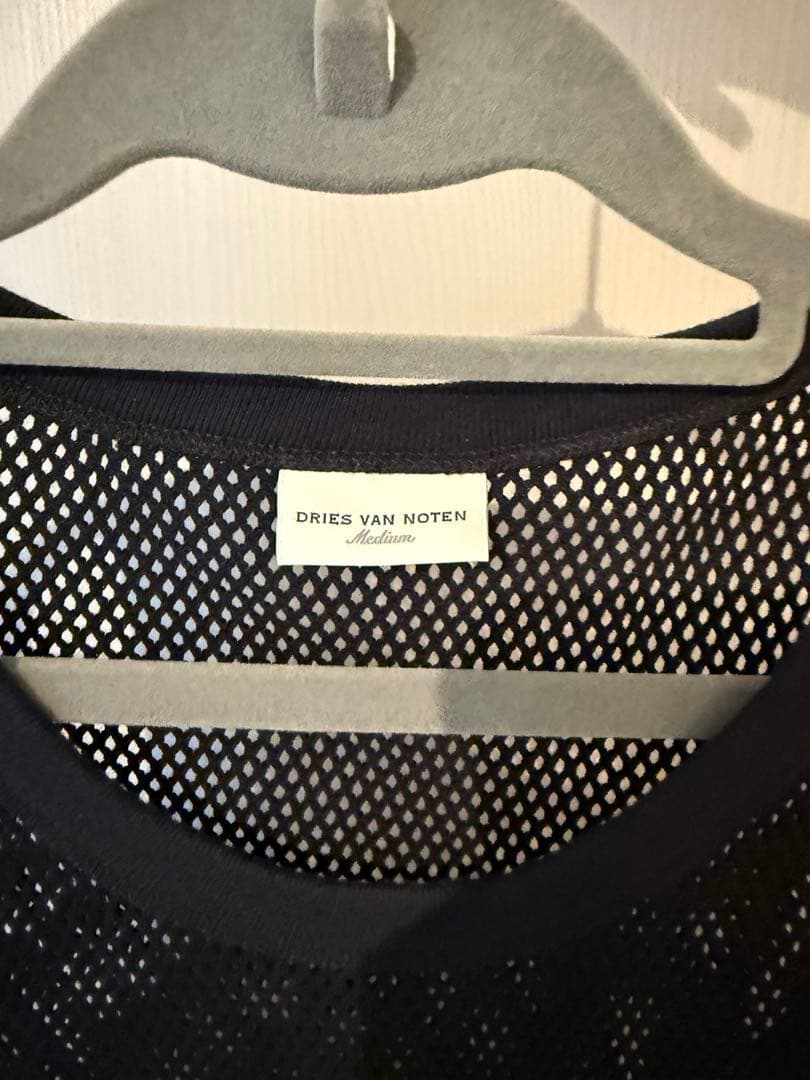トップス DRIES VAN NOTEN MESH TANK TOP