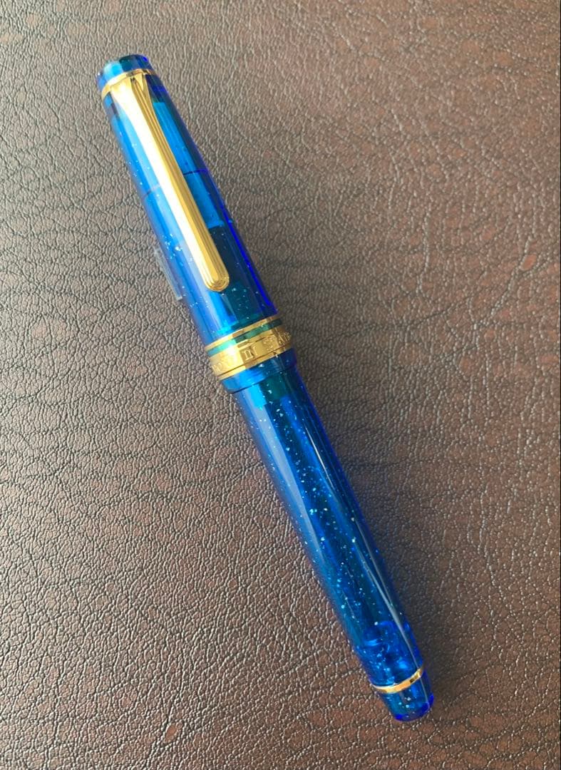 Pent ペント セーラー万年筆 彩時記 幻蒼海 中細ペン先