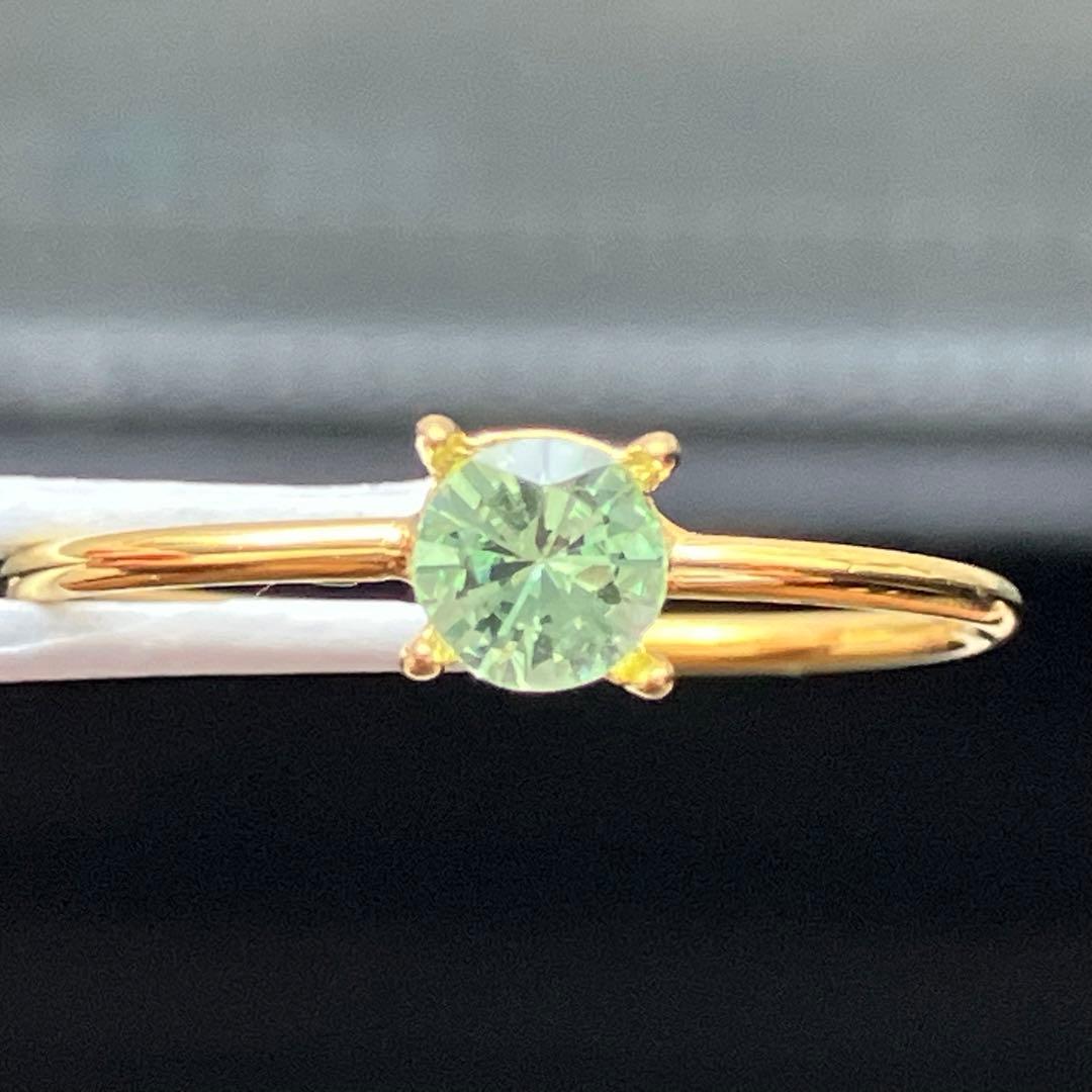 【おぴさまご確認用】ミントガーネットのファセットリング260102