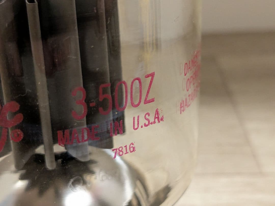 【未使用品】Eimac 3-500Z 真空管　Electron Tube　米国製