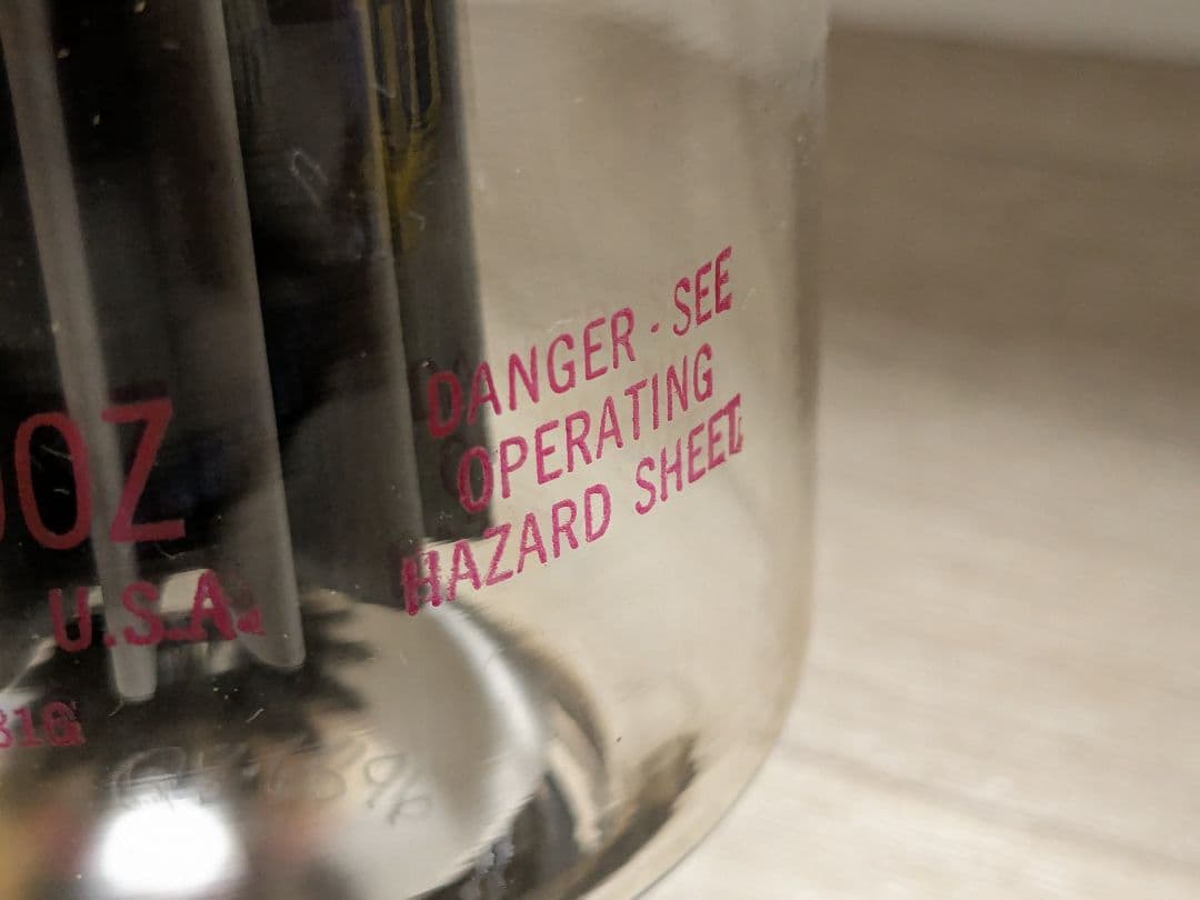 【未使用品】Eimac 3-500Z 真空管　Electron Tube　米国製