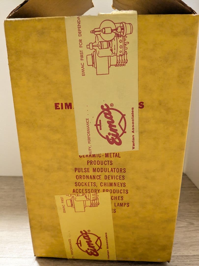 【未使用品】Eimac 3-500Z 真空管　Electron Tube　米国製