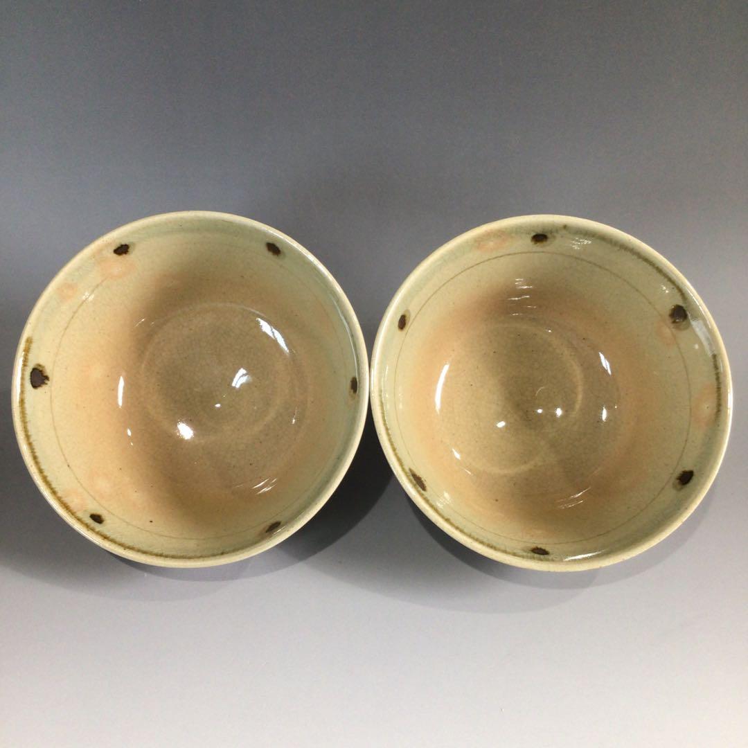 Ｐ７７１　茶碗　十客　『壷中窯　保庭楽入造』『七賢人図』『数茶碗』　共箱　茶道具